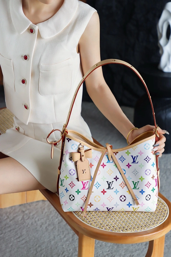 LV Carryall White Tricolor M13661