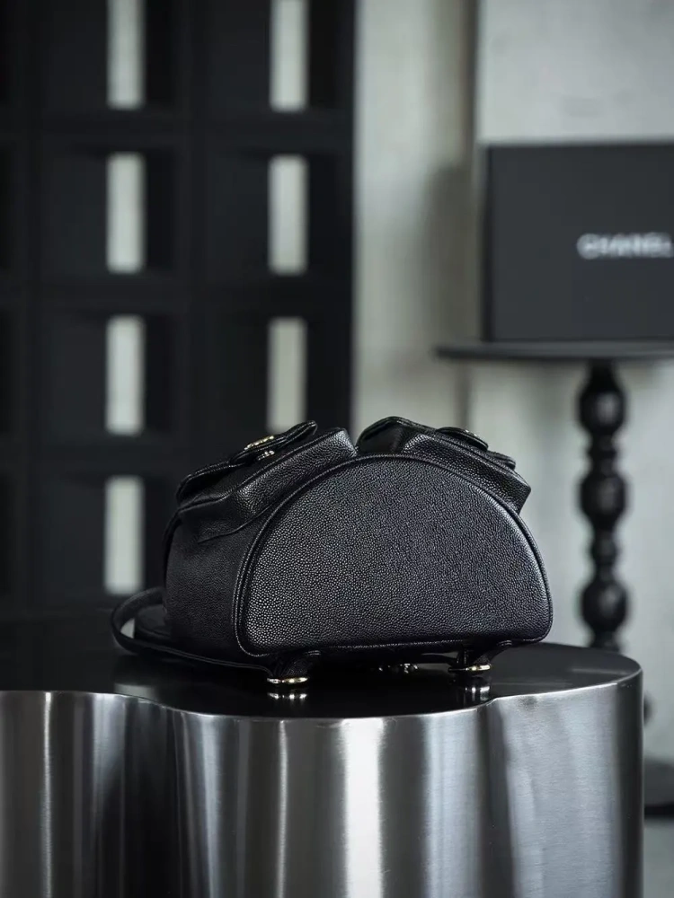 Chanel Duma 23P Small Backpack Black