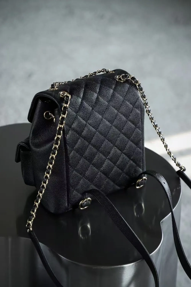 Chanel Duma 23P Small Backpack Black