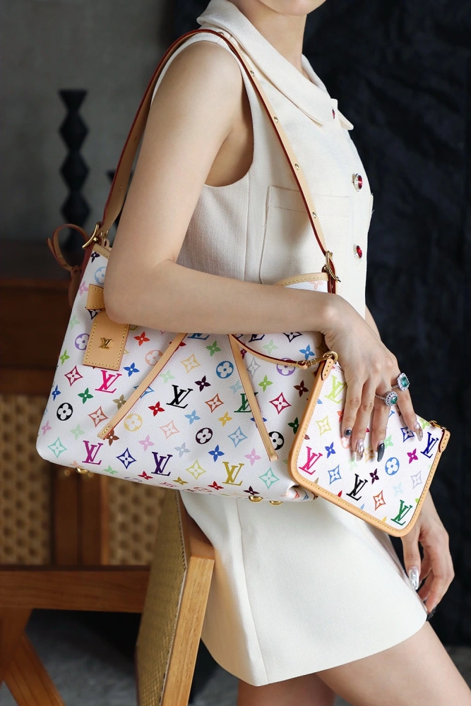 LV Carryall White Tricolor M13661