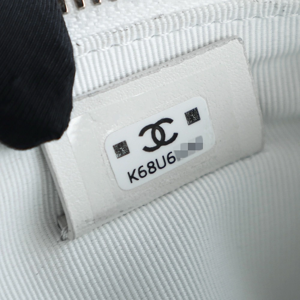 Chanel 25P Mini Bowling Bag White
