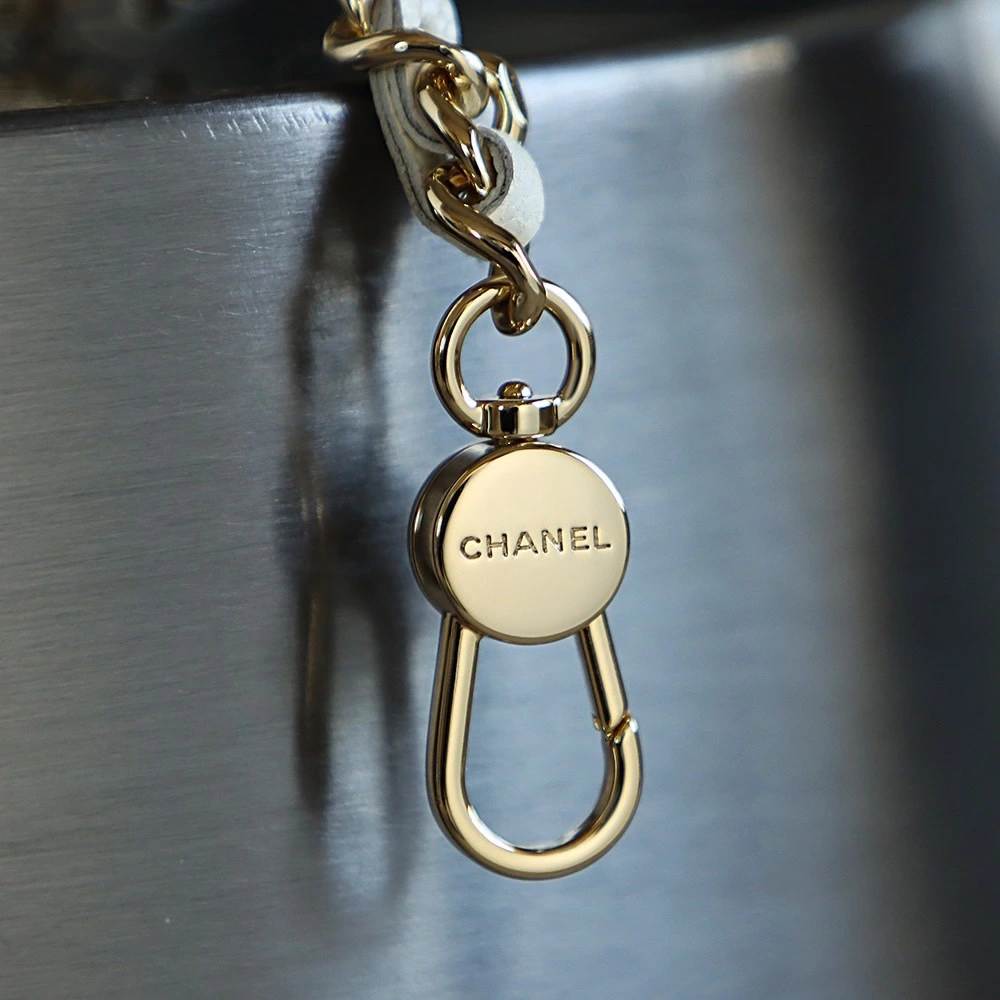 Chanel Mini School Bag White