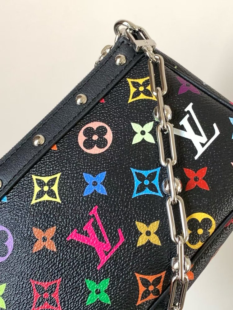 LOUIS VUITTON MURAKAMI LV X TM POCHETTE ACCESSOIRES M13663 (22*13*4cm)