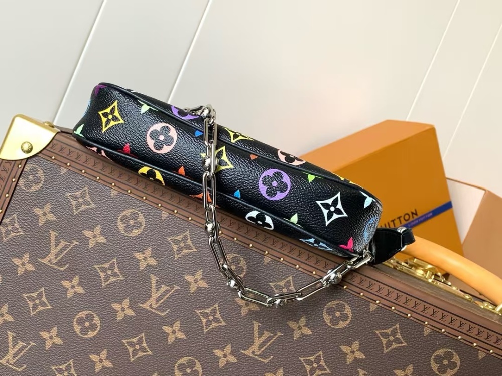 LOUIS VUITTON MURAKAMI LV X TM POCHETTE ACCESSOIRES M13663 (22*13*4cm)