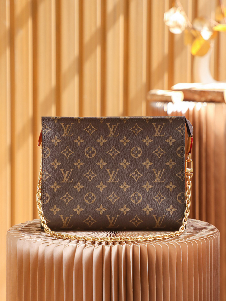 LOUIS VUITTON TOILETRY POUCH ON CHAIN M81412 (25*20*5.5cm)
