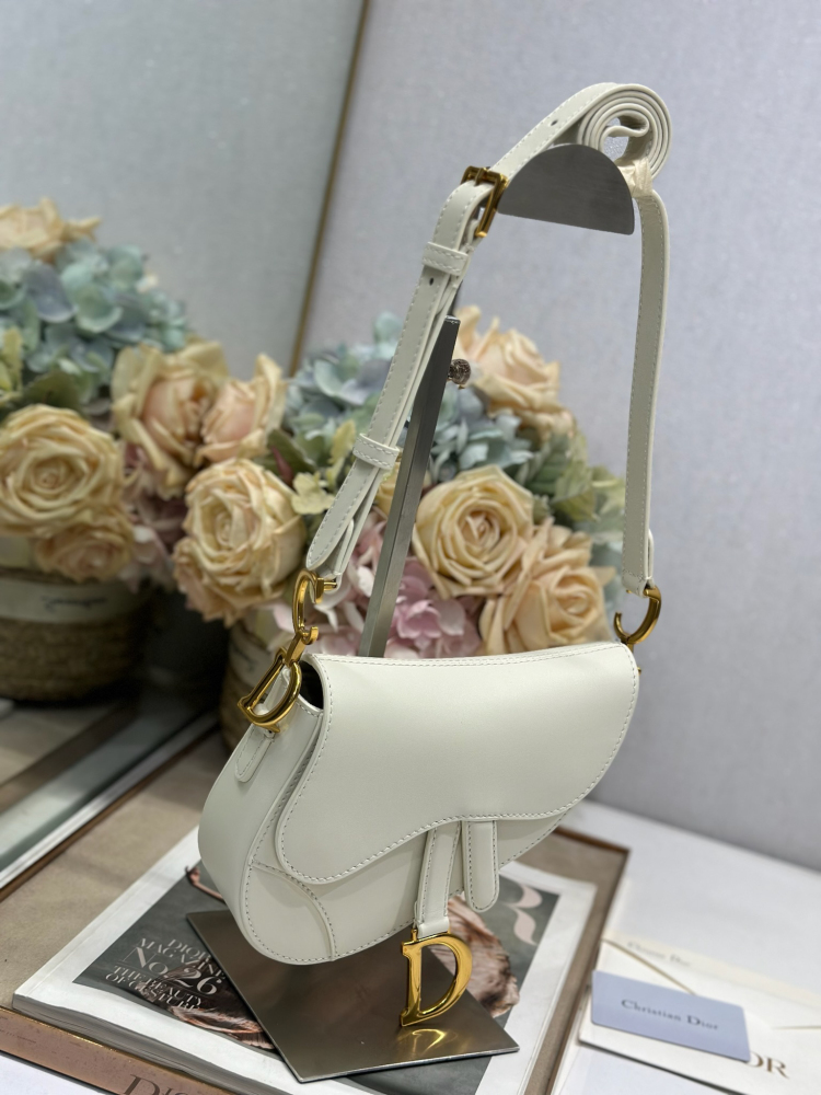 DIOR Mini Soft Saddle Bag with Shoulder Strap