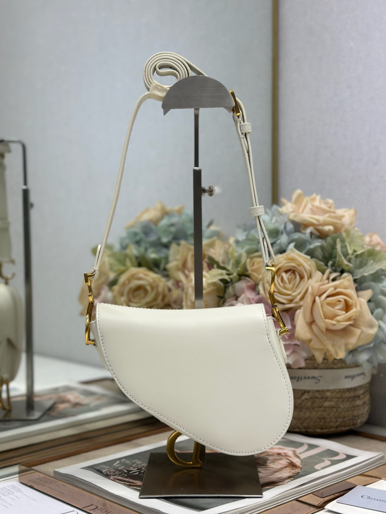 DIOR Mini Soft Saddle Bag with Shoulder Strap