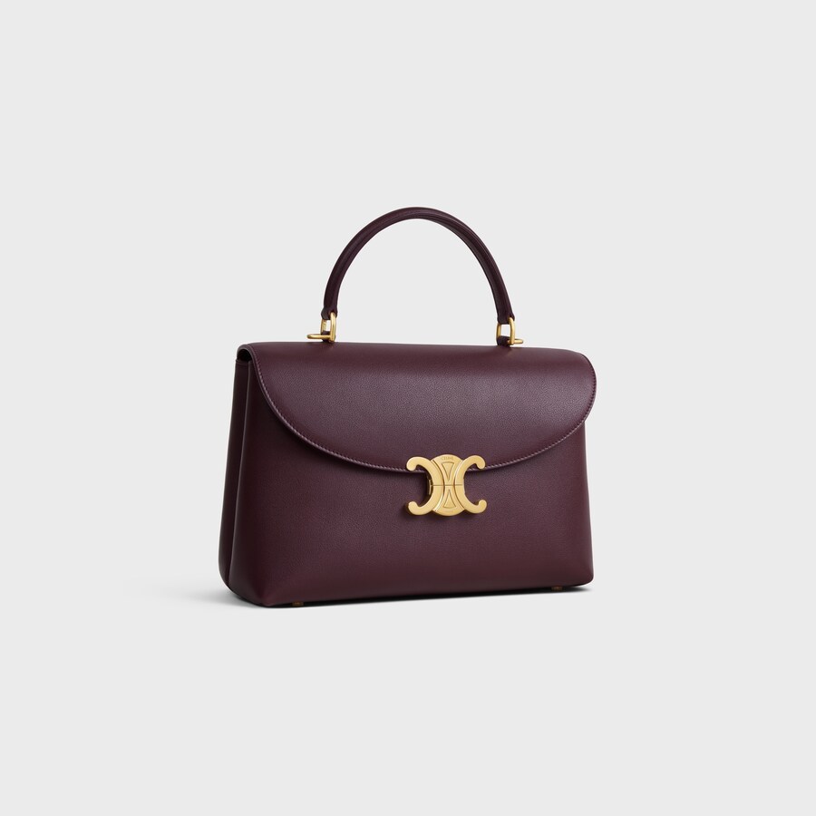 CELINE MEDIUM NINO BAG IN SUPPLE GRAINED CALFSKIN 117523FXK.28DG(25*17.5*10cm)