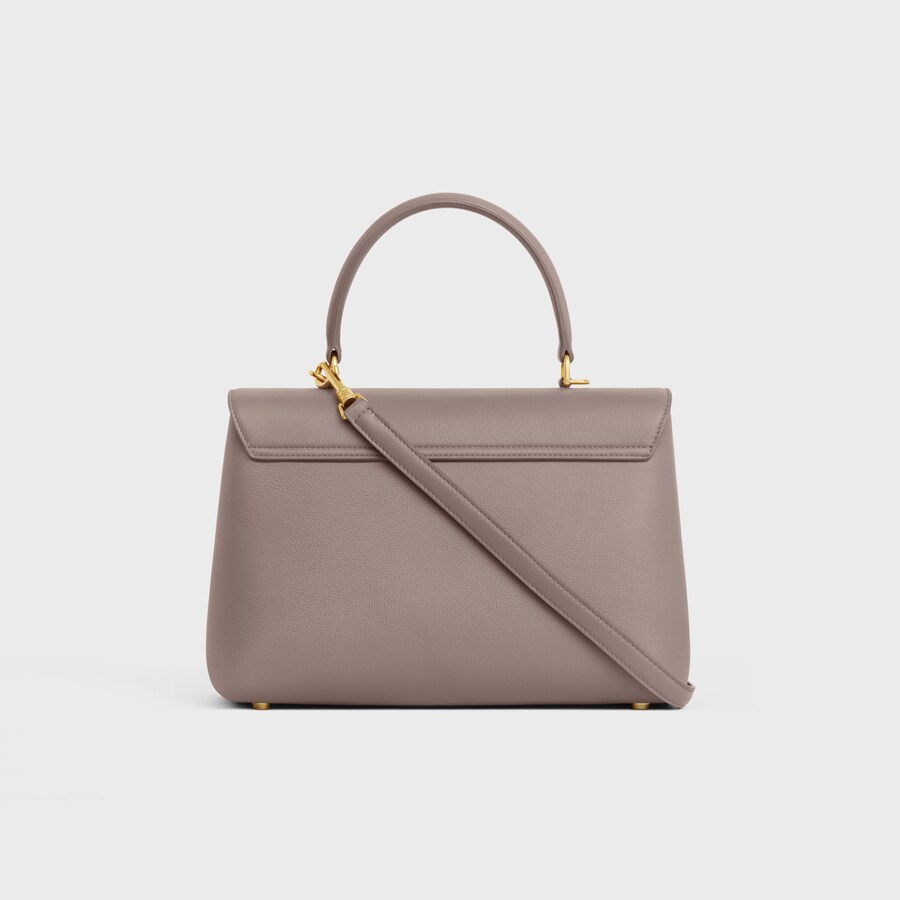 CELINE MEDIUM NINO BAG IN SUPPLE GRAINED CALFSKIN 117523FXK.10BL(25*17.5*10cm)