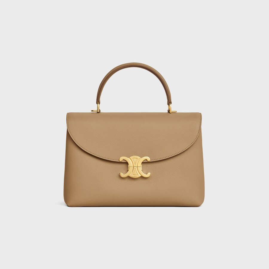 CELINE MEDIUM NINO BAG IN SUPPLE GRAINED CALFSKIN 117523FXK.18AE(25*17.5*10cm)