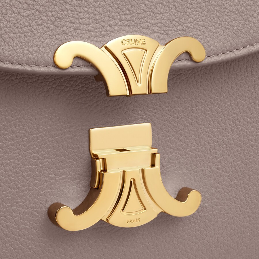 CELINE MEDIUM NINO BAG IN SUPPLE GRAINED CALFSKIN 117523FXK.10BL(25*17.5*10cm)