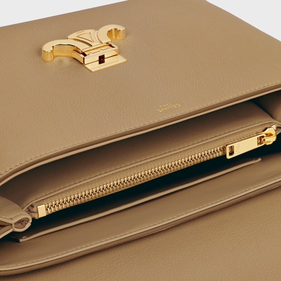 CELINE MEDIUM NINO BAG IN SUPPLE GRAINED CALFSKIN 117523FXK.18AE(25*17.5*10cm)