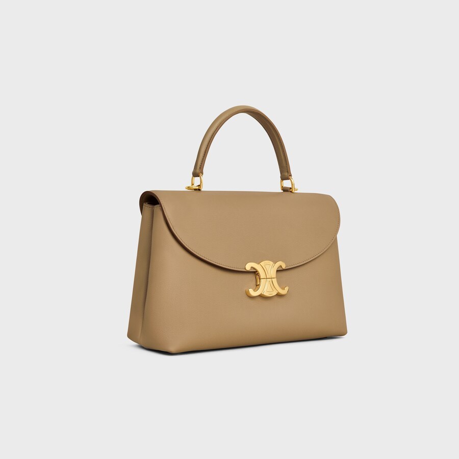 CELINE MEDIUM NINO BAG IN SUPPLE GRAINED CALFSKIN 117523FXK.18AE(25*17.5*10cm)