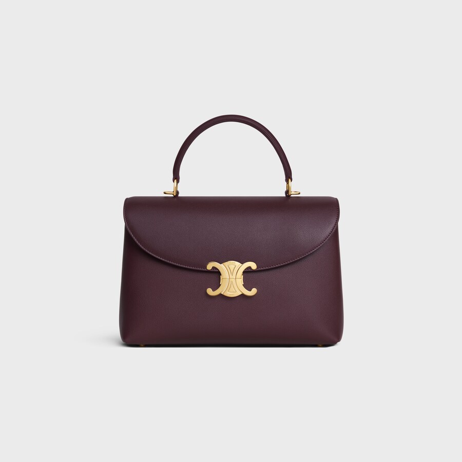CELINE MEDIUM NINO BAG IN SUPPLE GRAINED CALFSKIN 117523FXK.28DG(25*17.5*10cm)