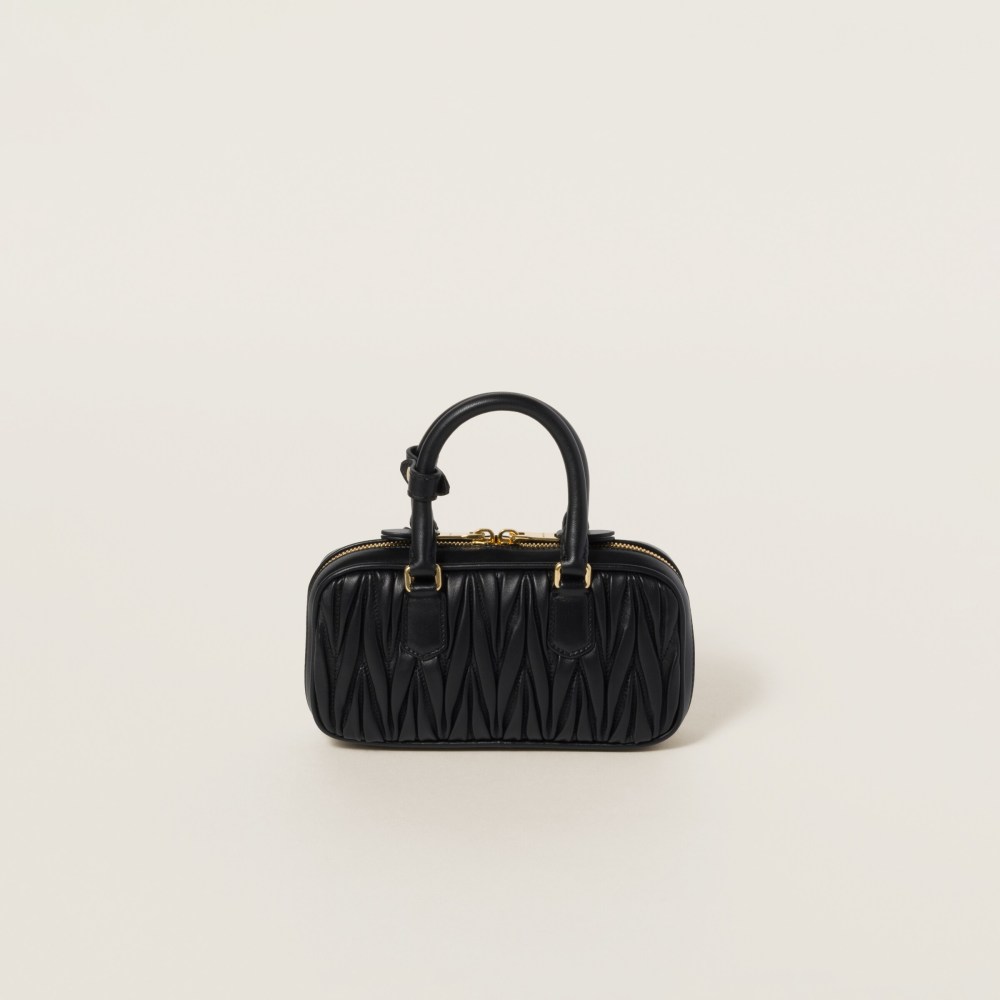 Arcadie matelassé nappa leather mini-bag