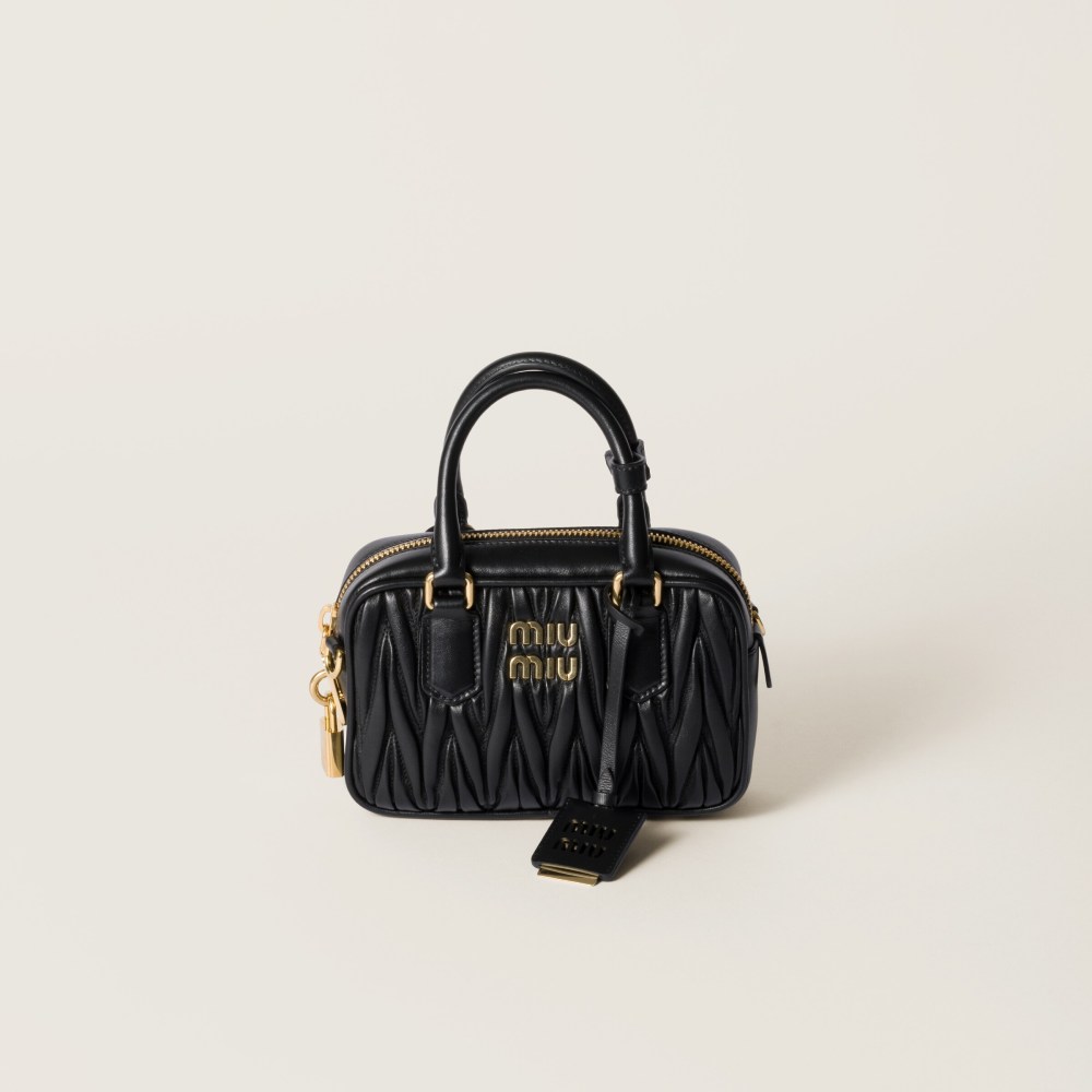 Arcadie Matelassé nappa leather bag