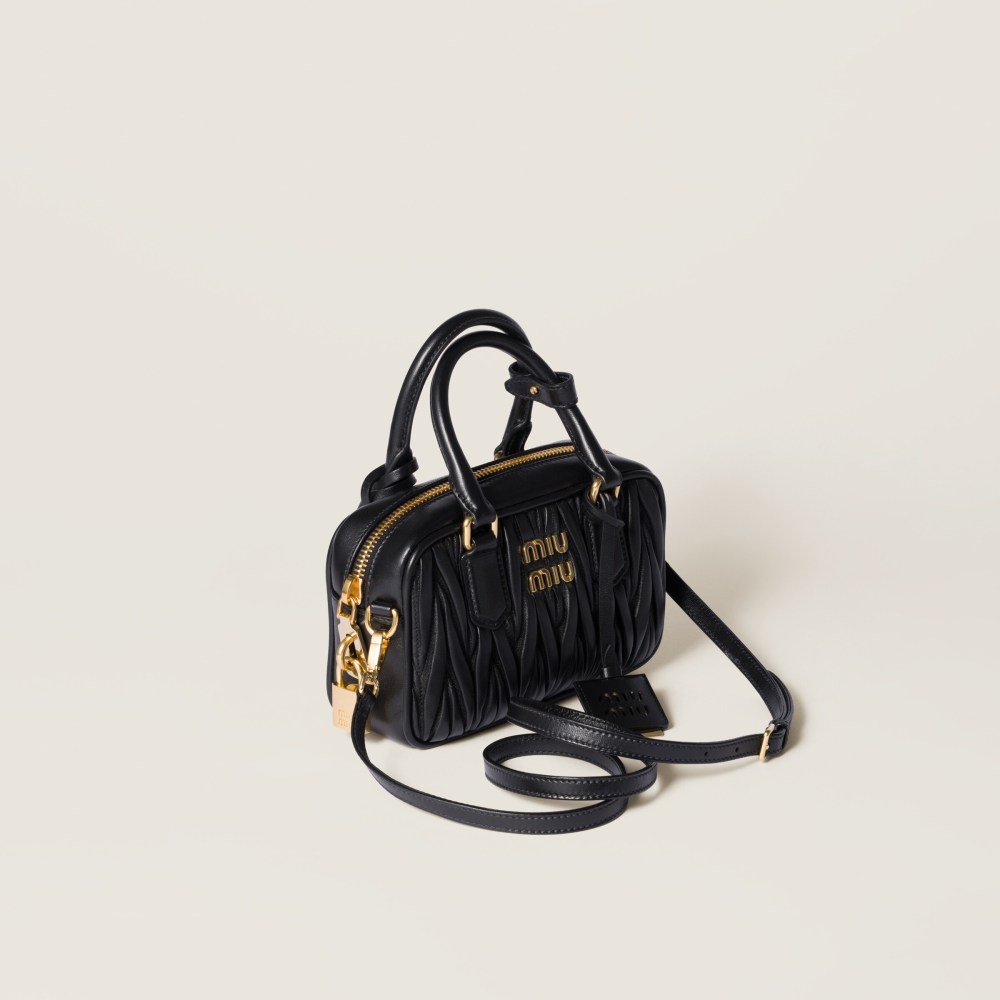 Arcadie Matelassé nappa leather bag