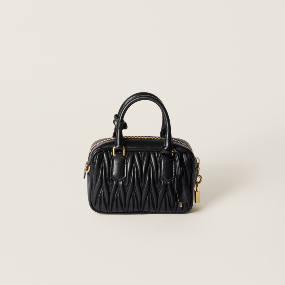 Arcadie Matelassé nappa leather bag