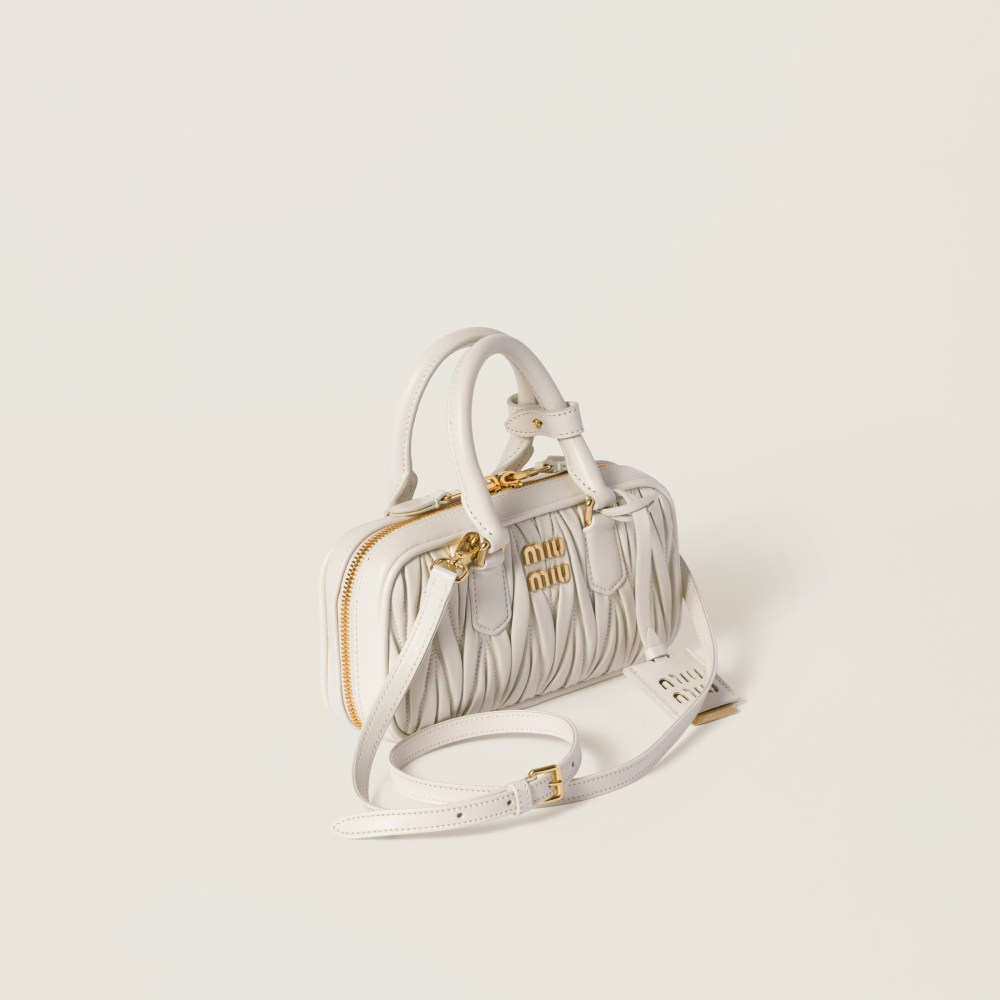 Arcadie matelassé nappa leather bag