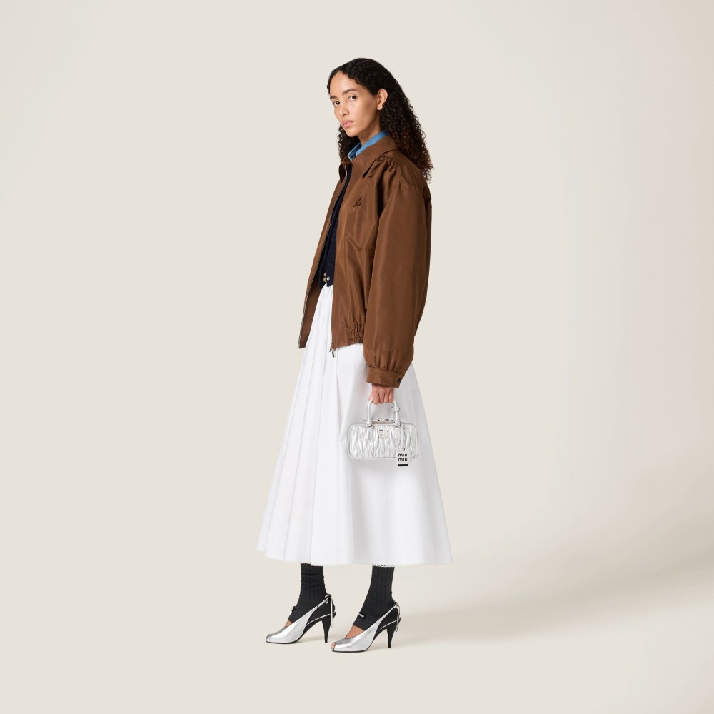 Arcadie matelassé nappa leather mini-bag
