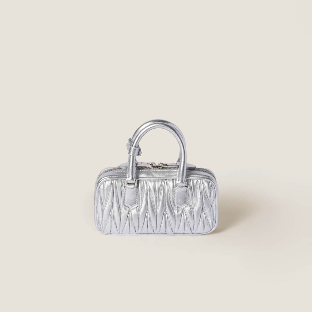Arcadie matelassé nappa leather mini-bag