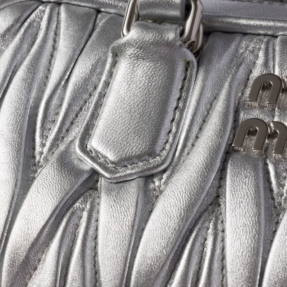 Arcadie matelassé nappa leather mini-bag