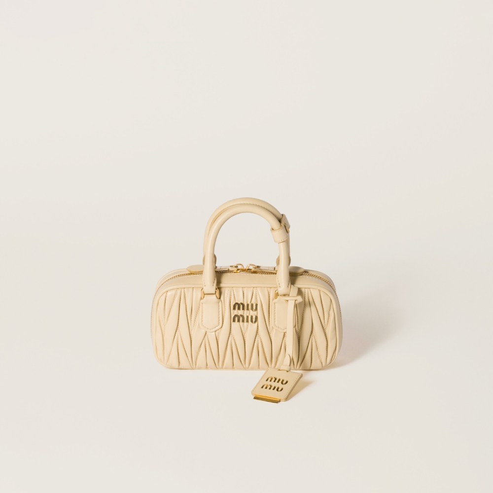 Arcadie matelassé nappa leather mini-bag