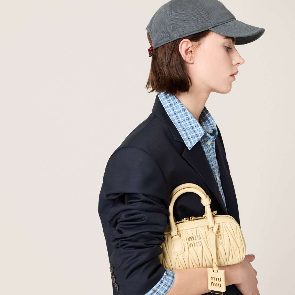 Arcadie matelassé nappa leather mini-bag