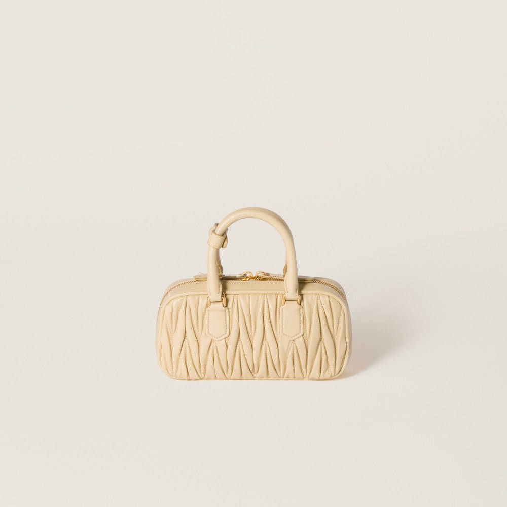 Arcadie matelassé nappa leather mini-bag