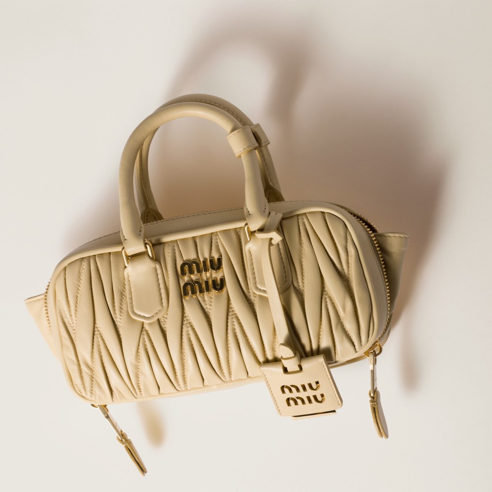 Arcadie matelassé nappa leather mini-bag