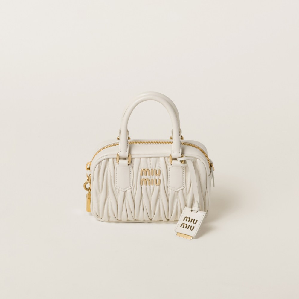 Arcadie Matelassé nappa leather bag
