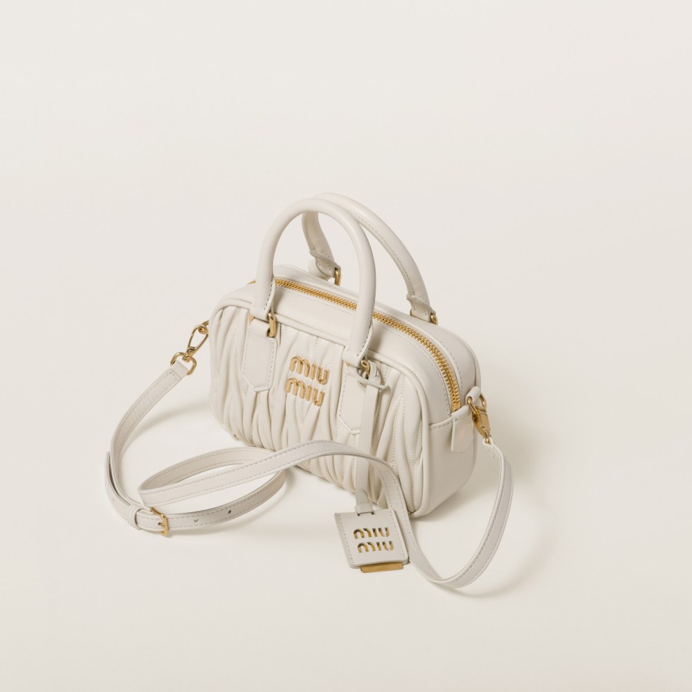 Arcadie Matelassé nappa leather bag