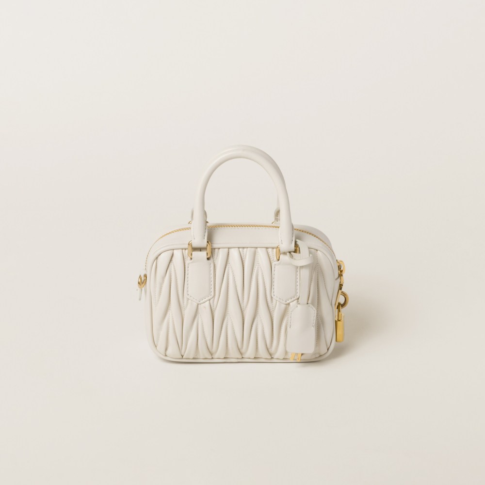 Arcadie Matelassé nappa leather bag