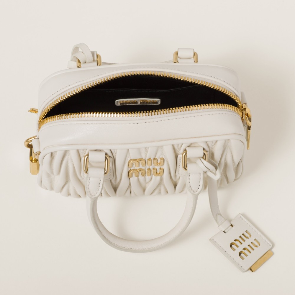 Arcadie Matelassé nappa leather bag
