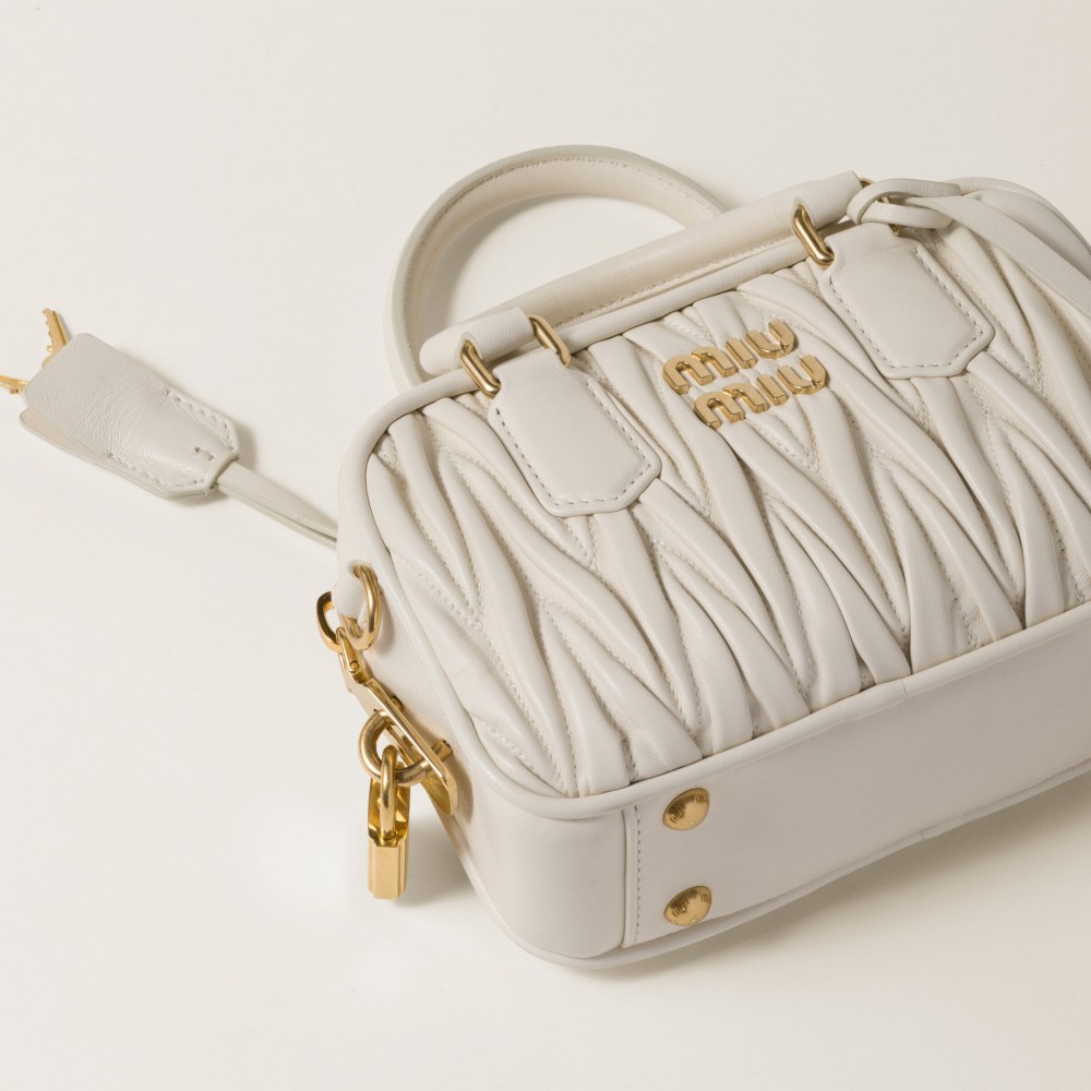 Arcadie Matelassé nappa leather bag