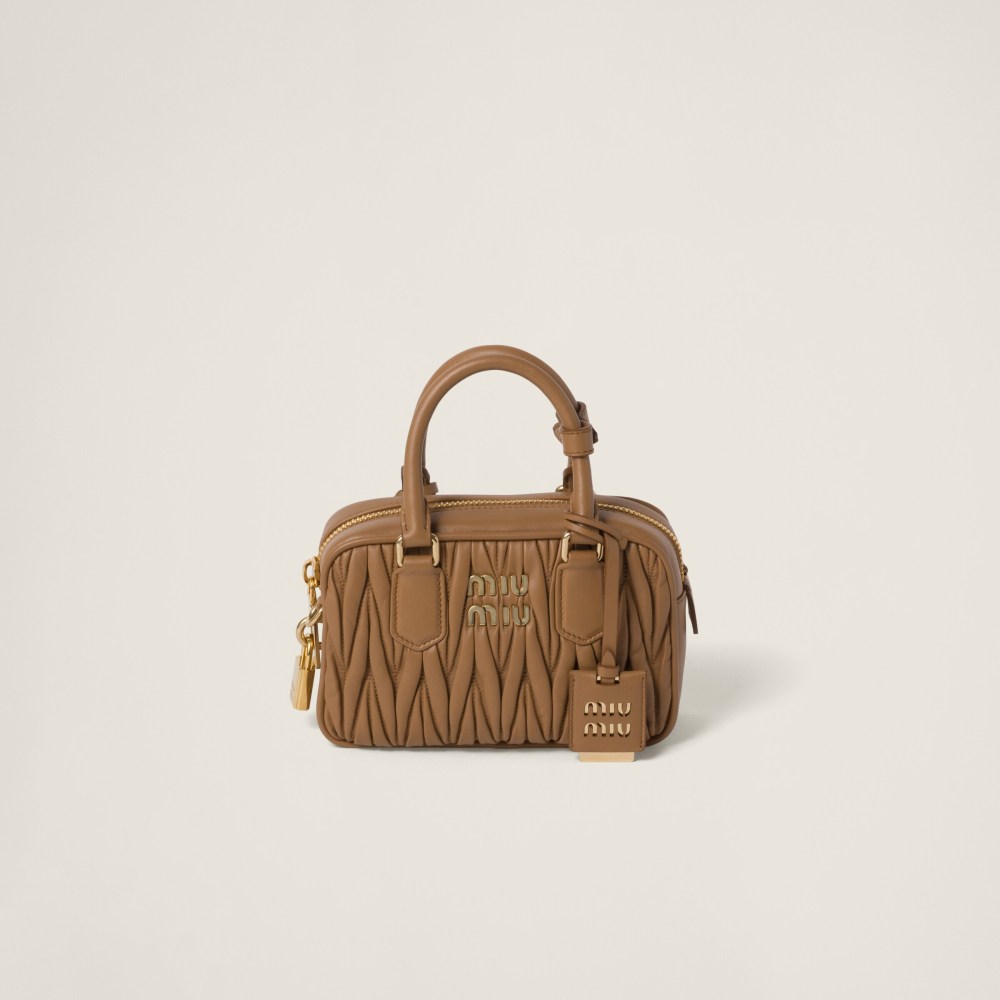 Arcadie Matelassé nappa leather bag