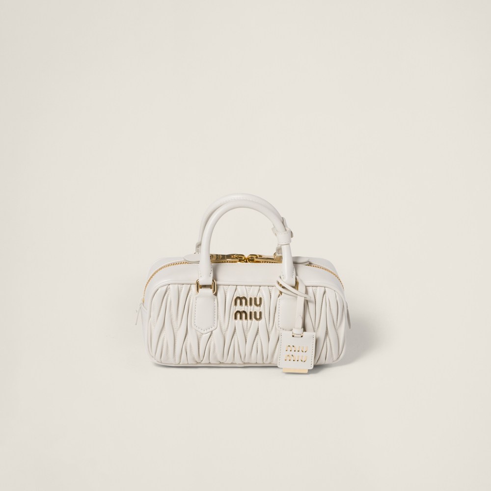 Arcadie matelassé nappa leather bag
