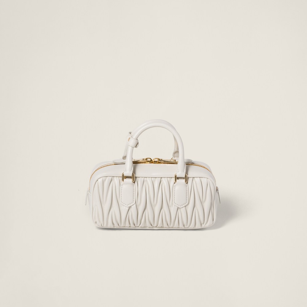 Arcadie matelassé nappa leather bag