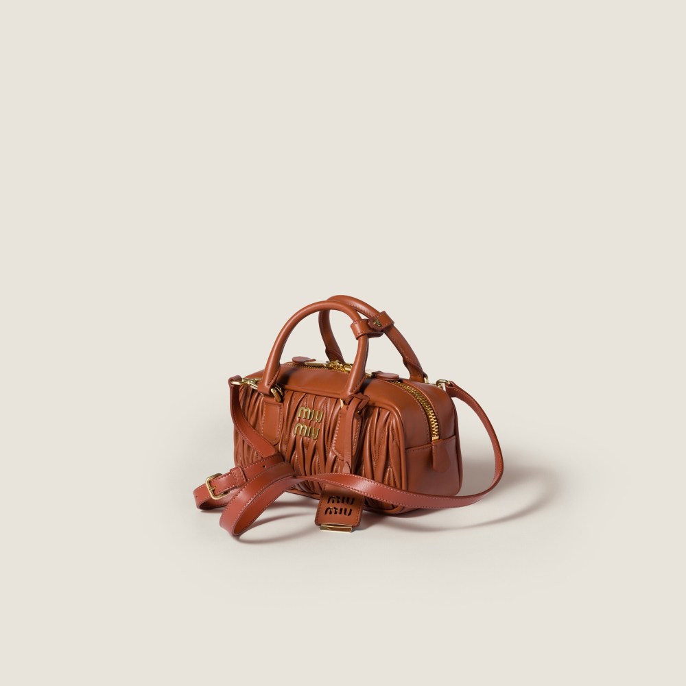 Arcadie matelassé nappa leather bag