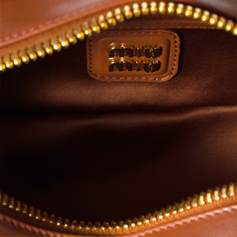 Arcadie matelassé nappa leather bag