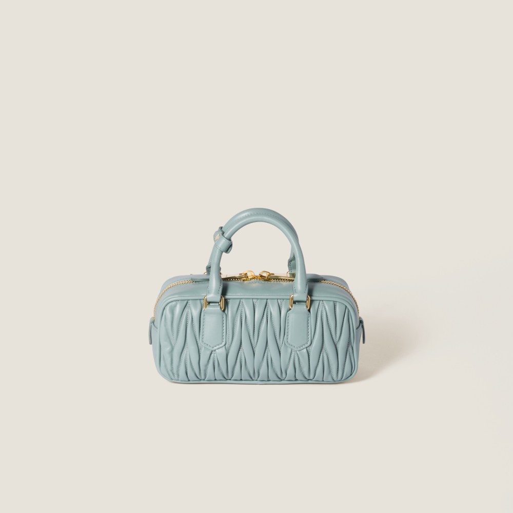 Arcadie matelassé nappa leather bag