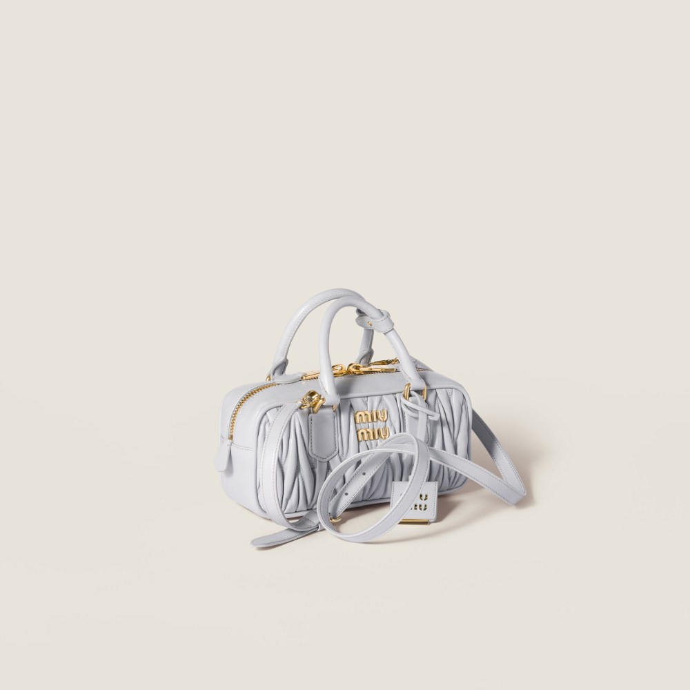 Arcadie matelassé nappa leather bag