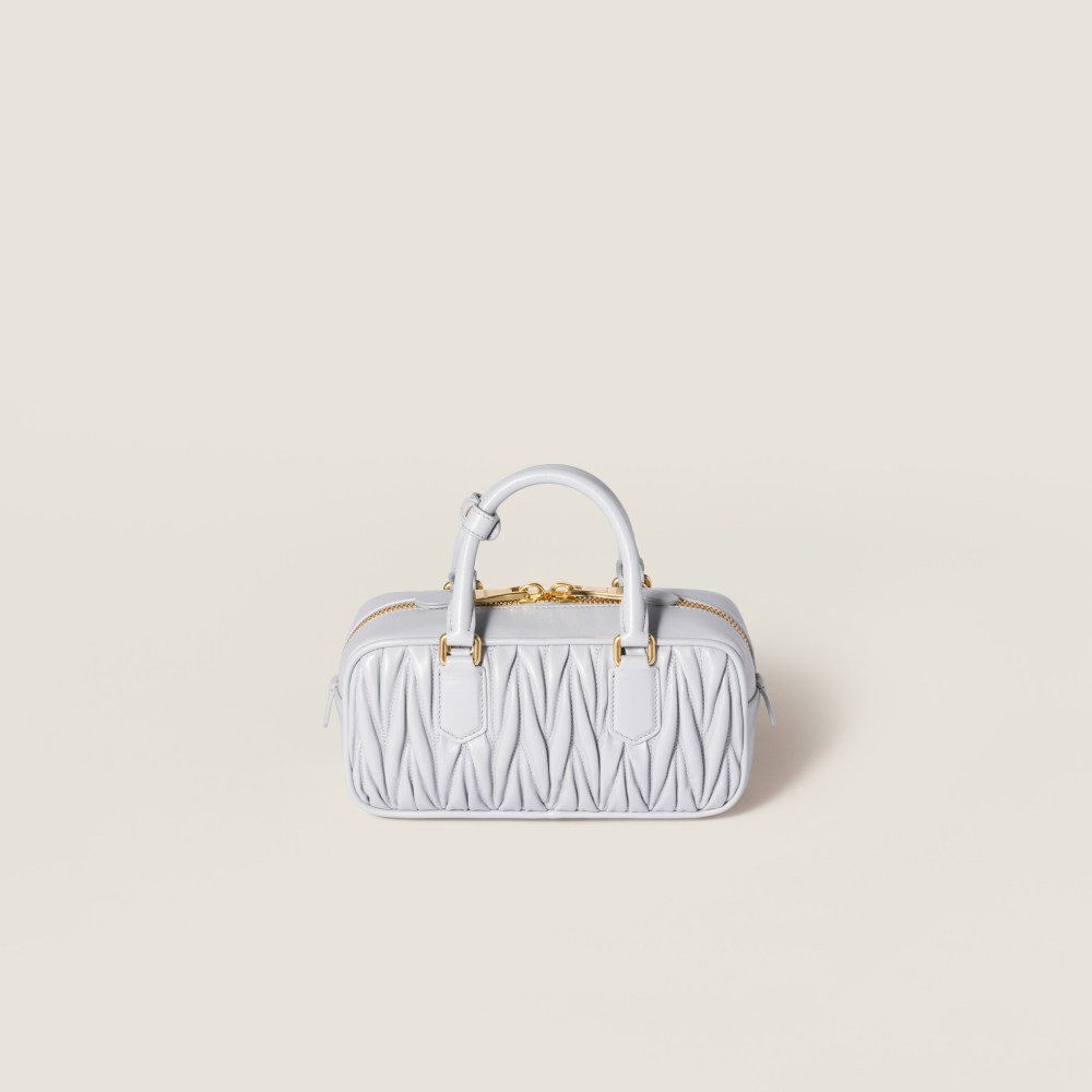Arcadie matelassé nappa leather bag