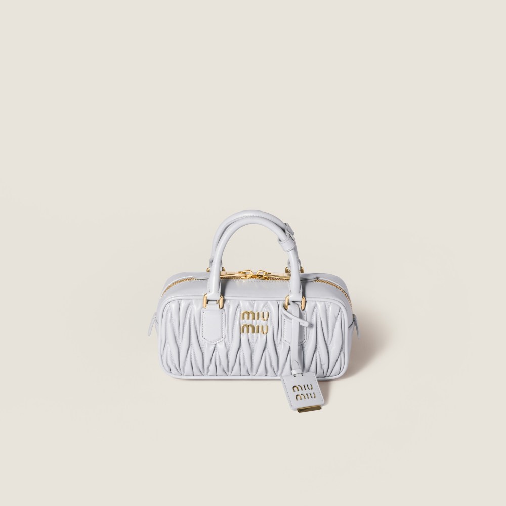 Arcadie matelassé nappa leather bag