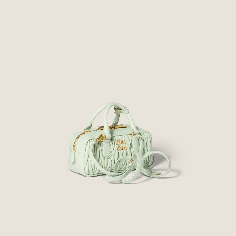 Arcadie matelassé nappa leather bag