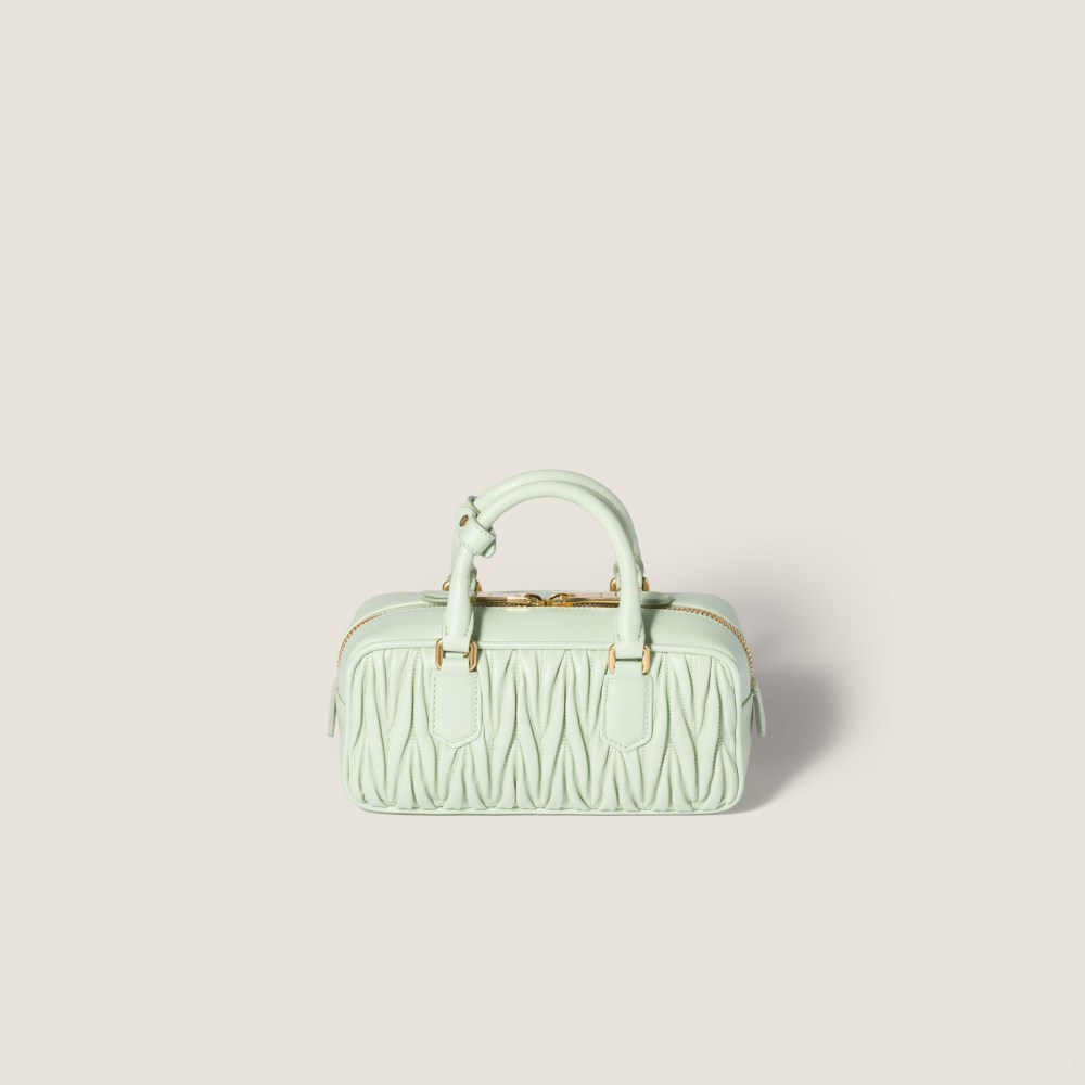 Arcadie matelassé nappa leather bag