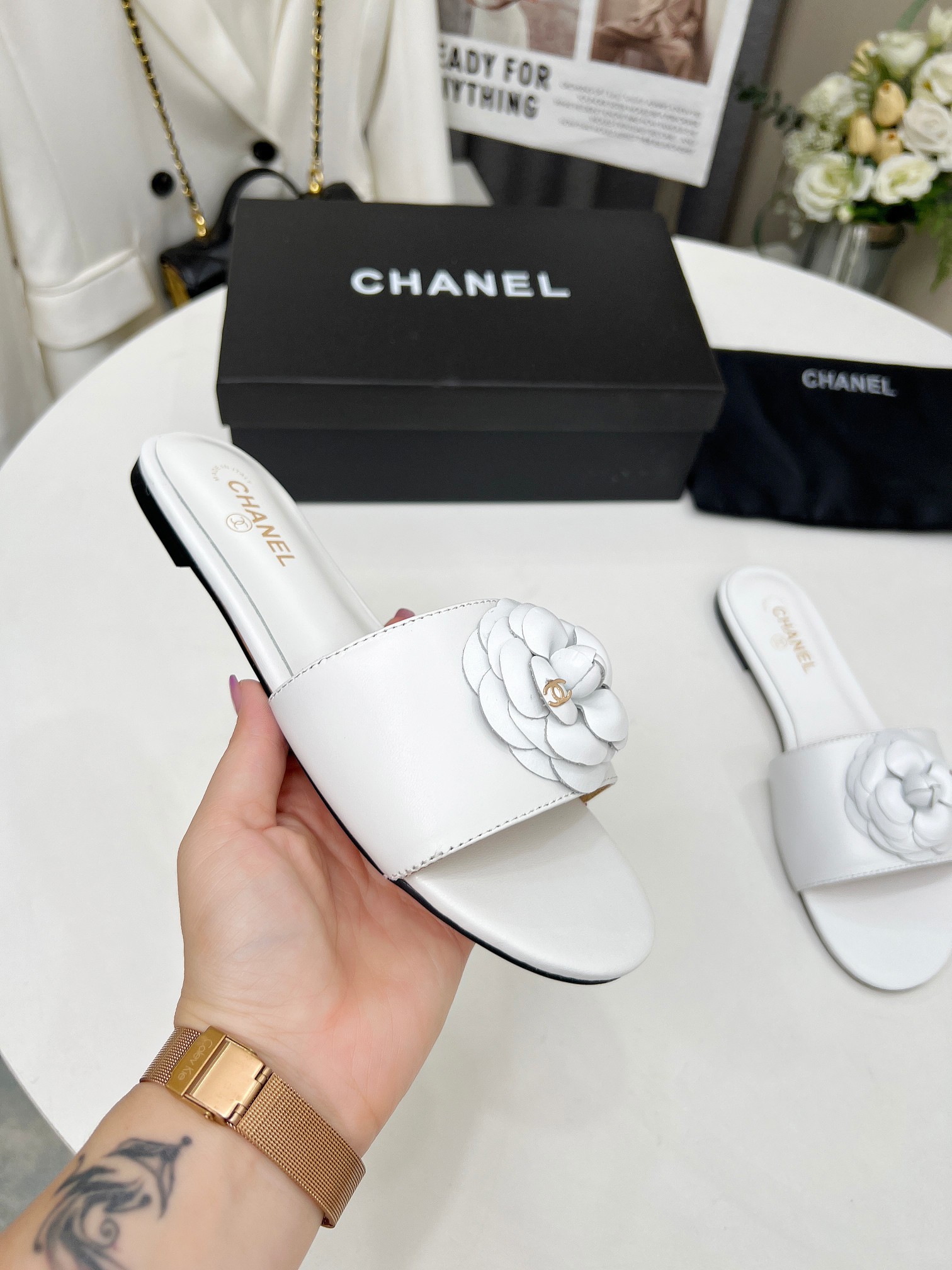 CHANEL slippers