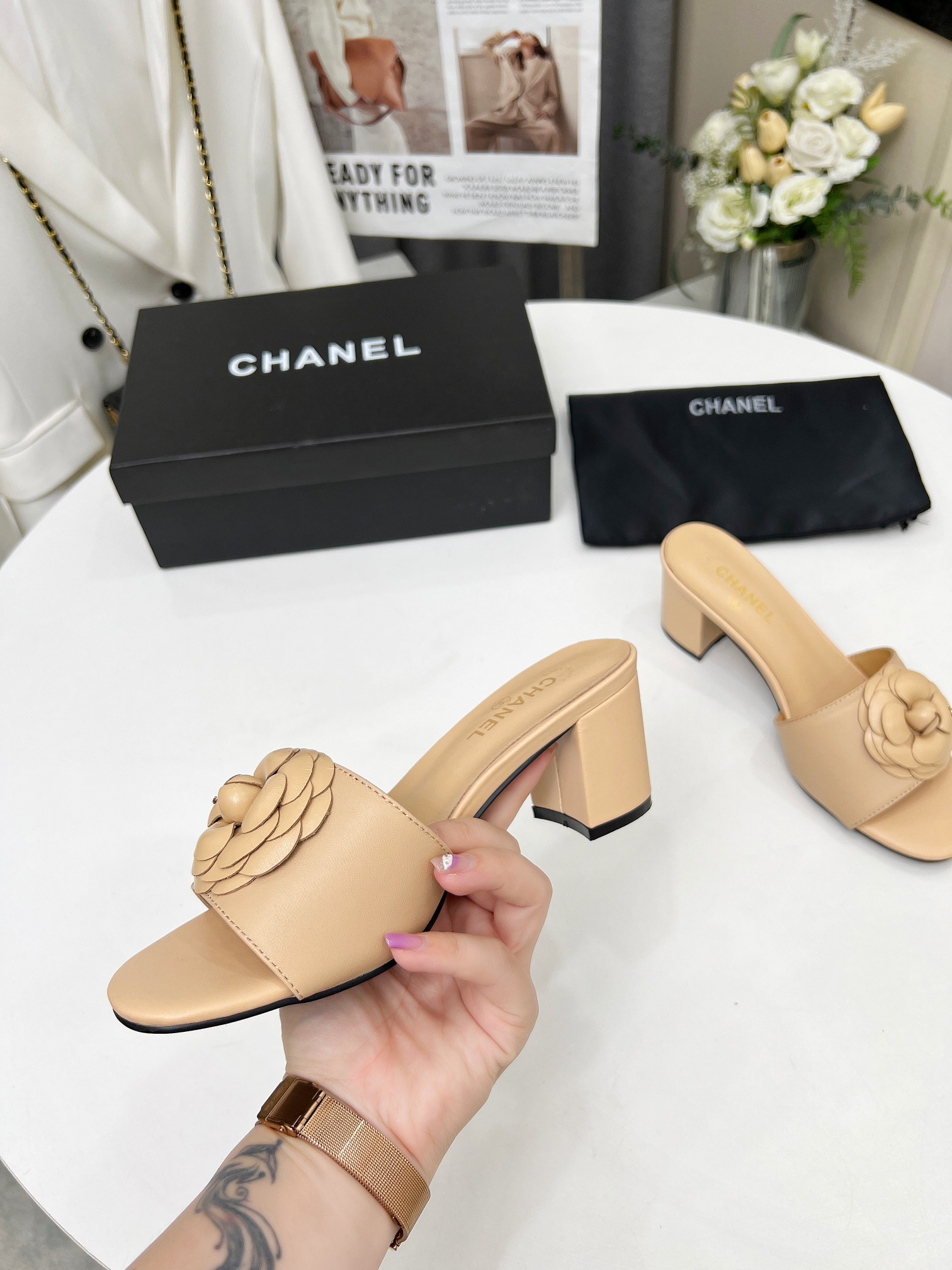 CHANEL slippers