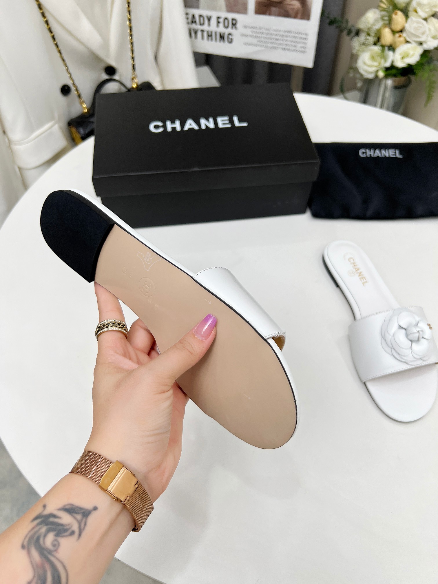 CHANEL slippers