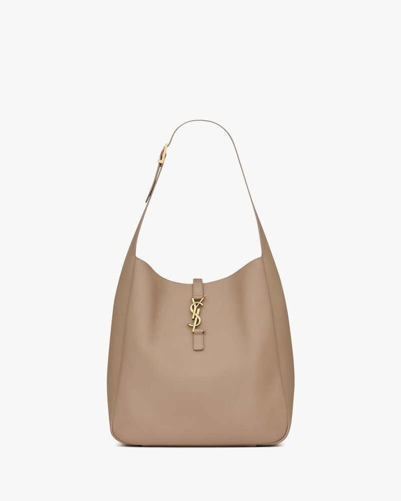 YSL LE 5 À 7 large grained leather soft handbag